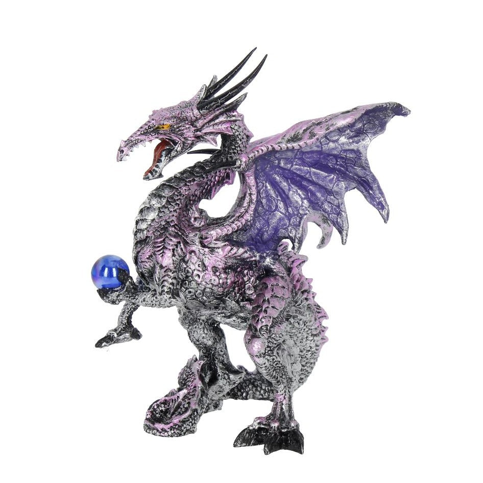 Purple Dragon Protector Figurine