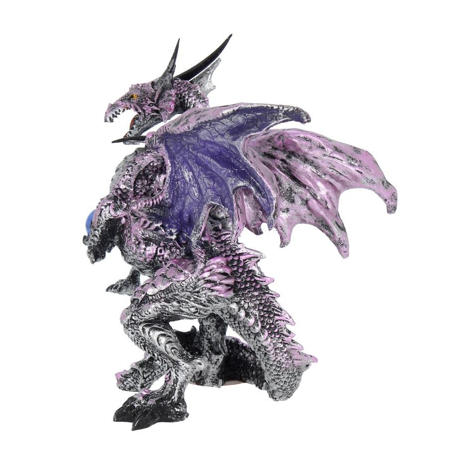 Purple Dragon Protector Figurine