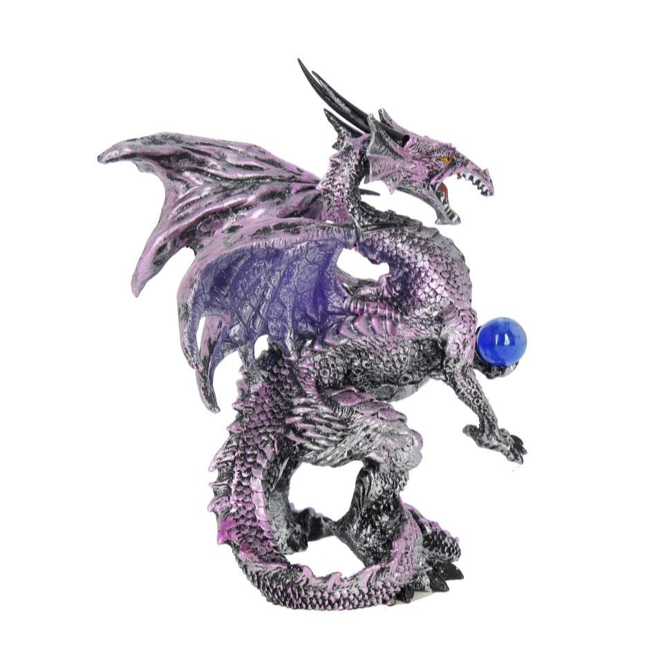 Purple Dragon Protector Figurine