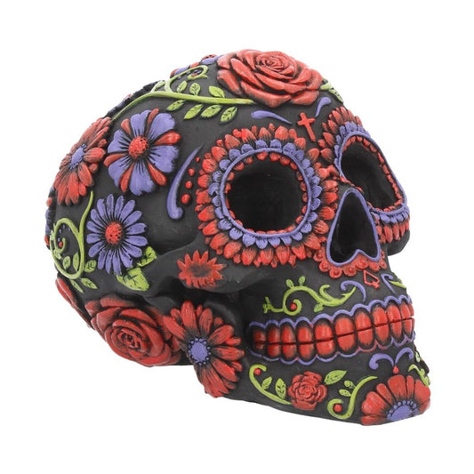 Day of the Dead Sugar Blooms Skull