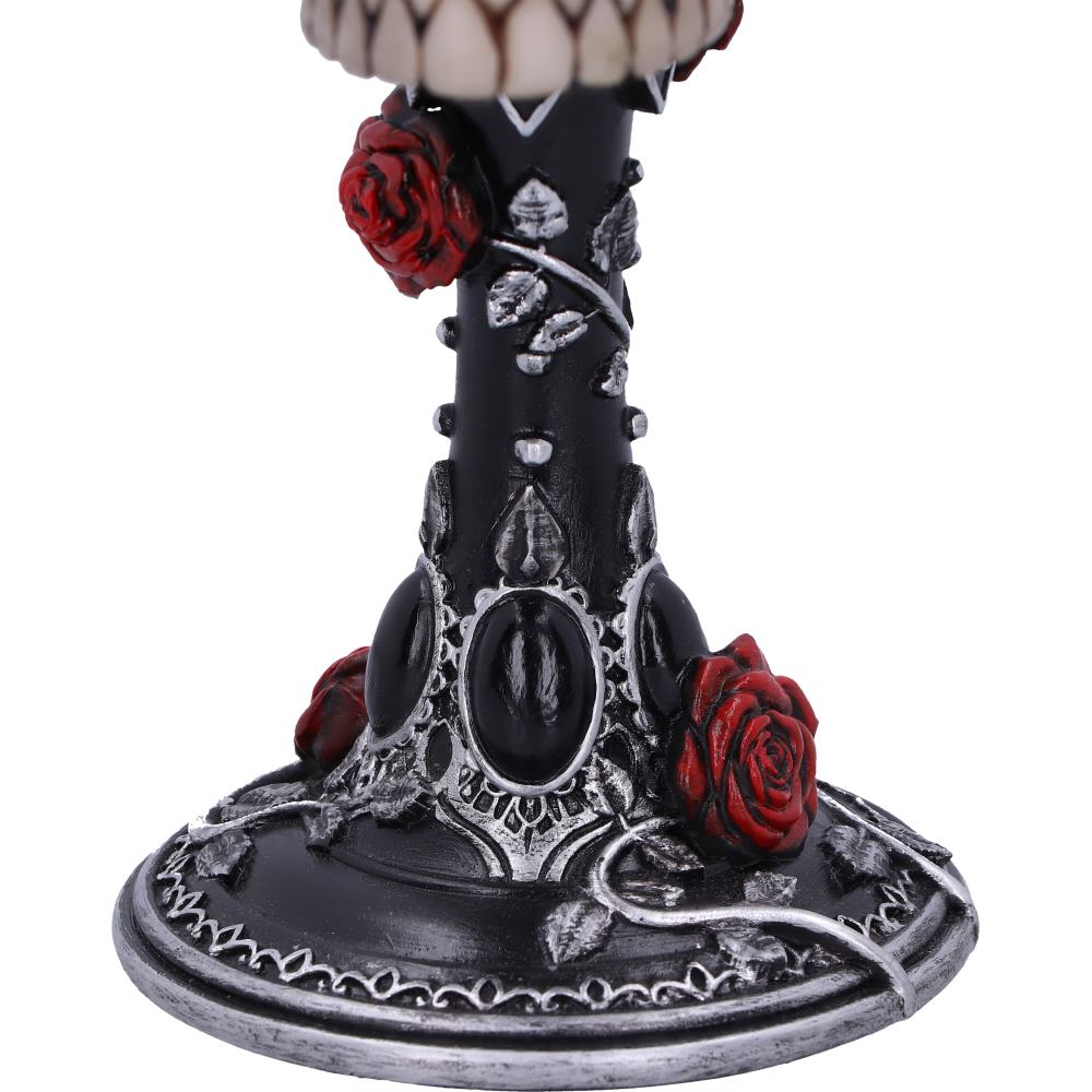 Gothic Roses Skull Goblet