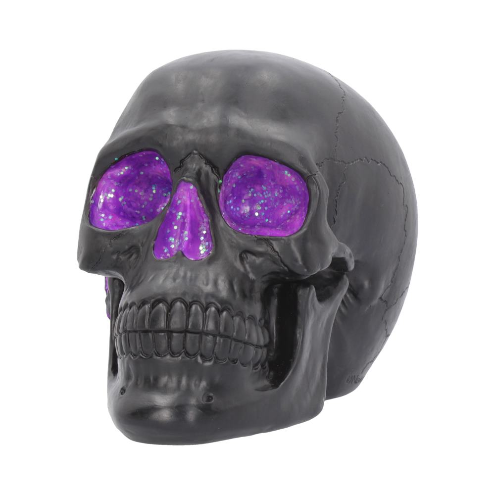 Geode Purple & Black Skull