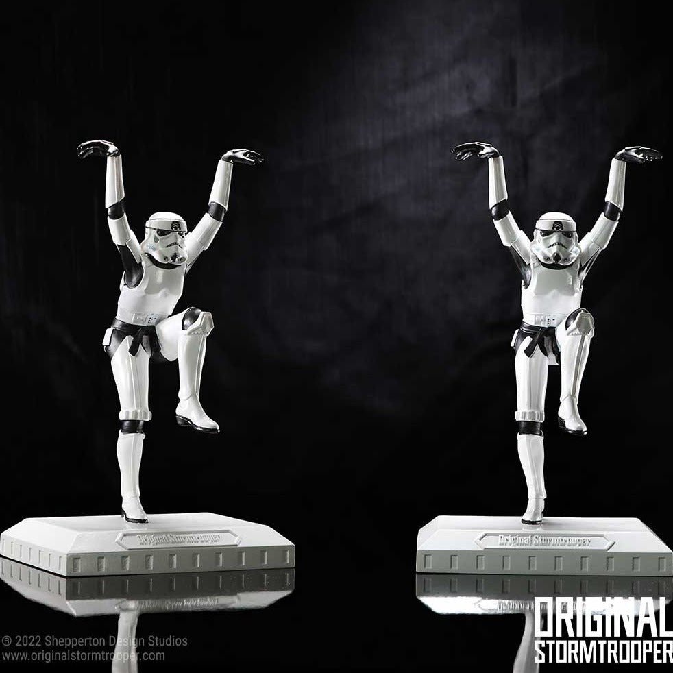 Stormtrooper Crane Kick Figurine