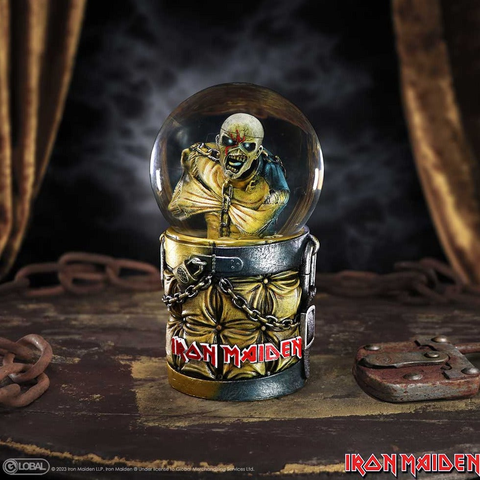 Iron Maiden Piece of Mind Eddie Snow Globe