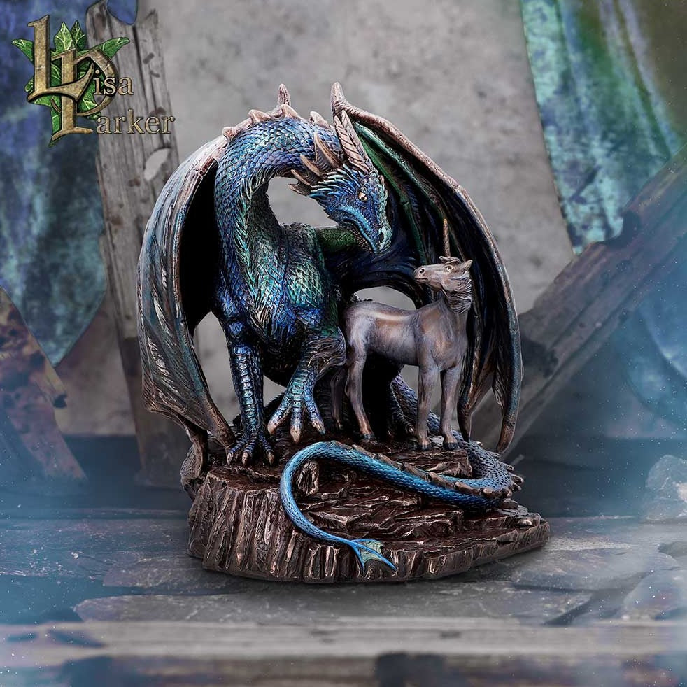 Lisa Parker Protector of Magick Figurine in Bronze