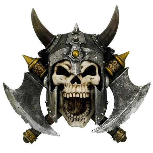 Valhalla's Vengeance Skeleton Viking Wall Plaque