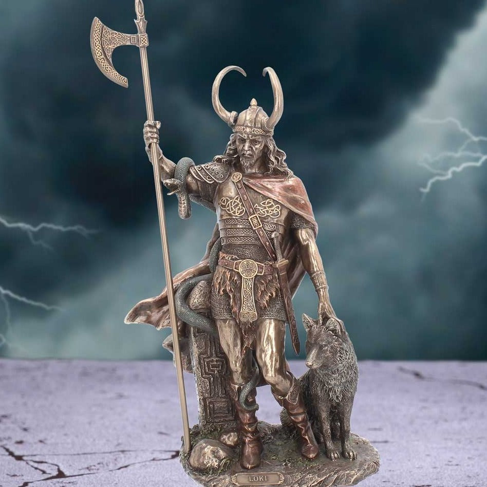 Loki Norse Trickster God Figurine