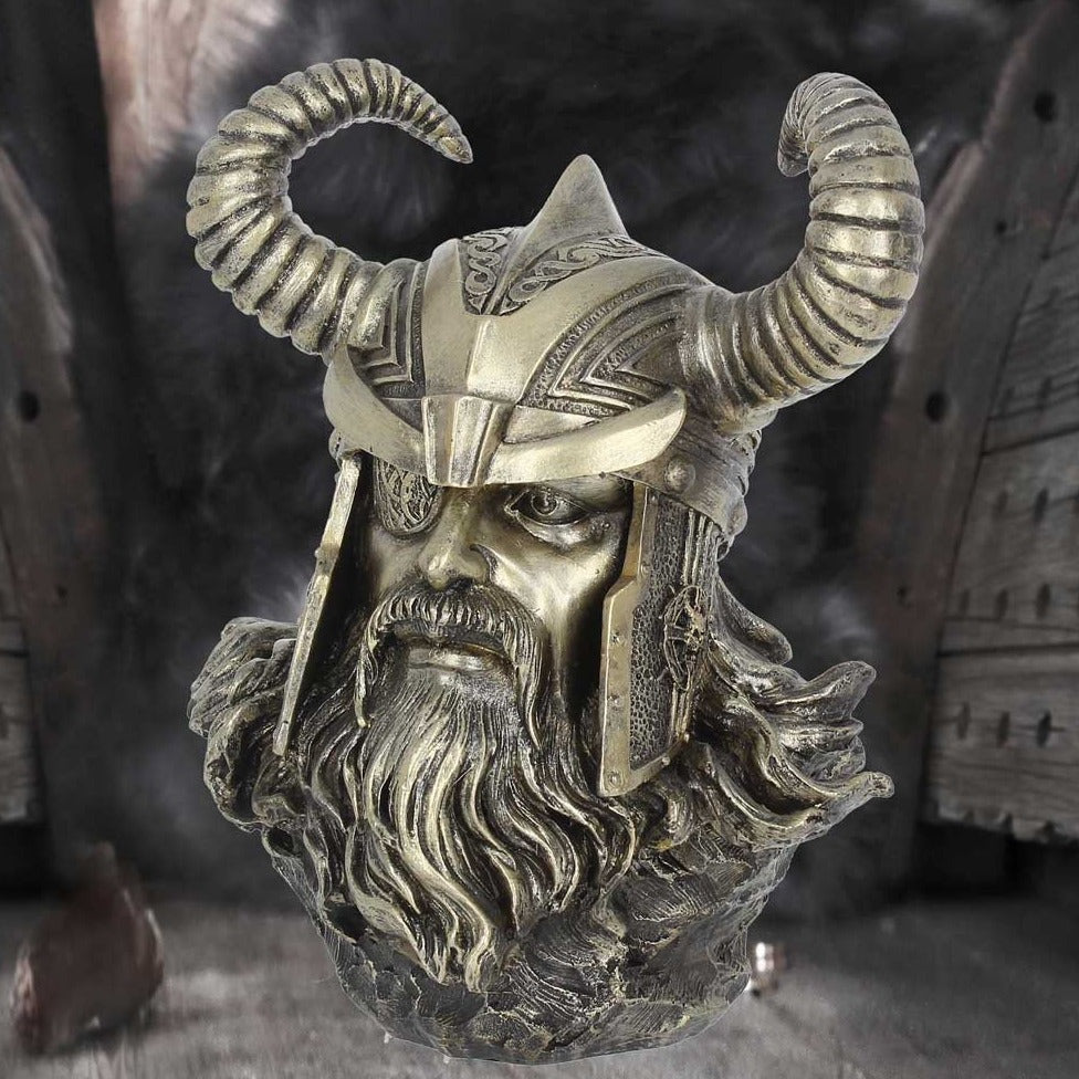 Odin Norse Viking God Bust