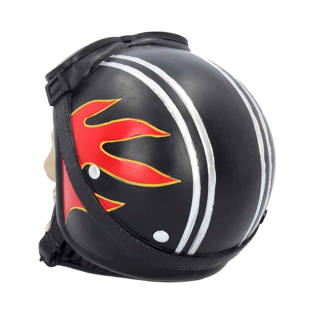 Hell Fire Biker Flame Helmet Skull