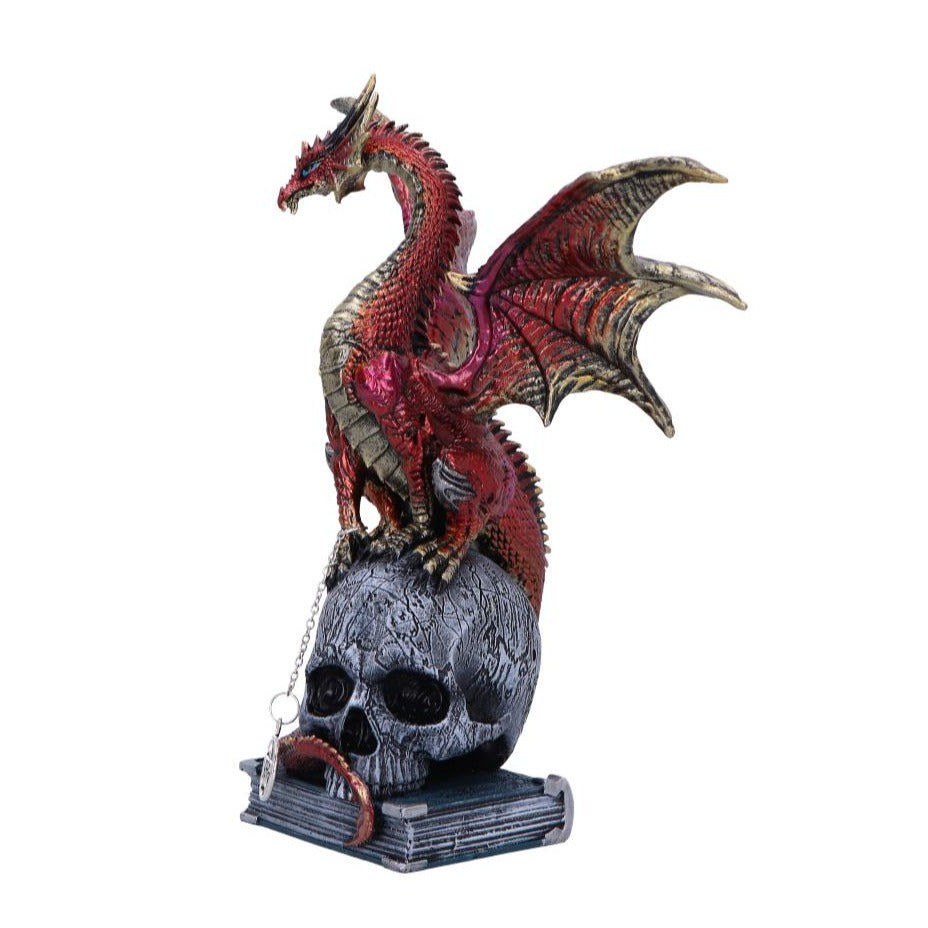 Fate of the World Dragon on Skull Figurine