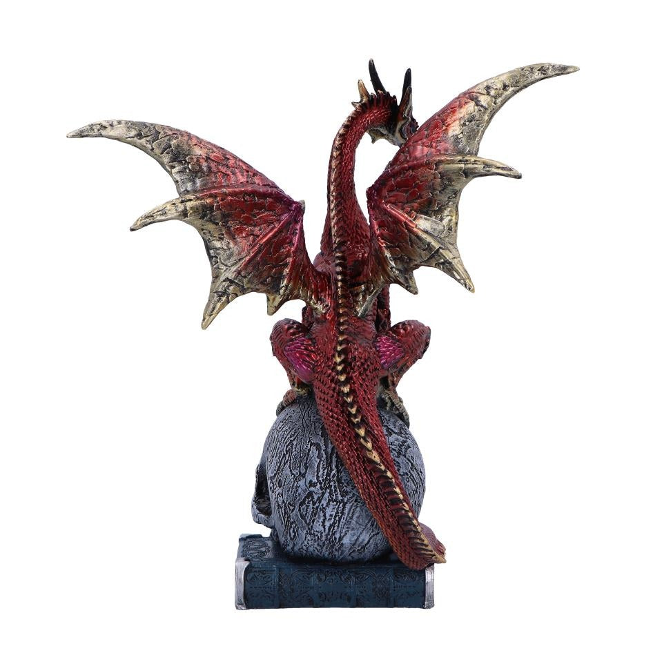 Fate of the World Dragon on Skull Figurine