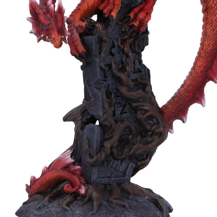 Draconic Roots Red Dragon Figurine